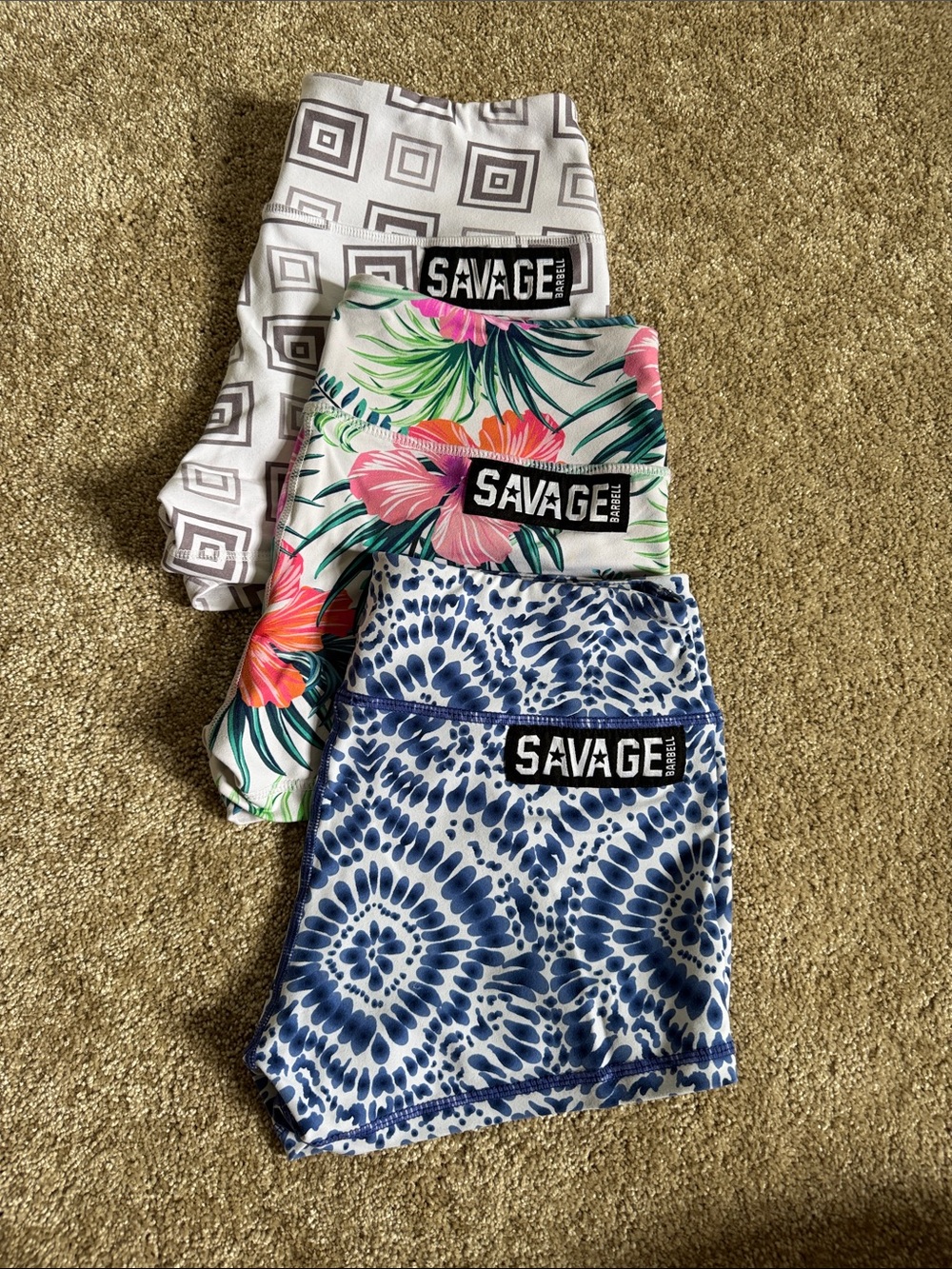 Lot of Savage Barbell Athletic Shorts
